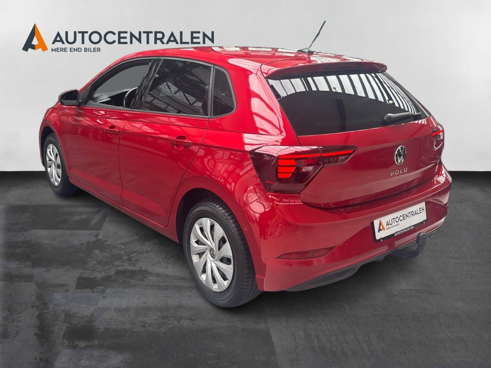 Rød VW Polo fra 2022