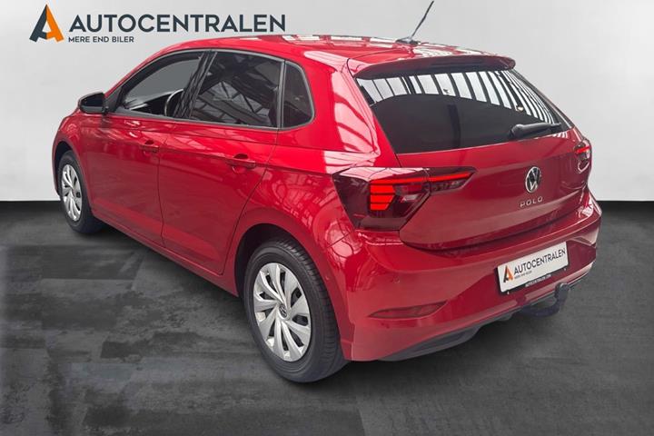 Rød VW Polo fra 2022