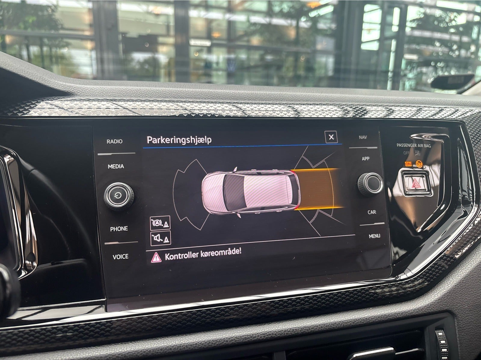 Rød VW Polo fra 2022