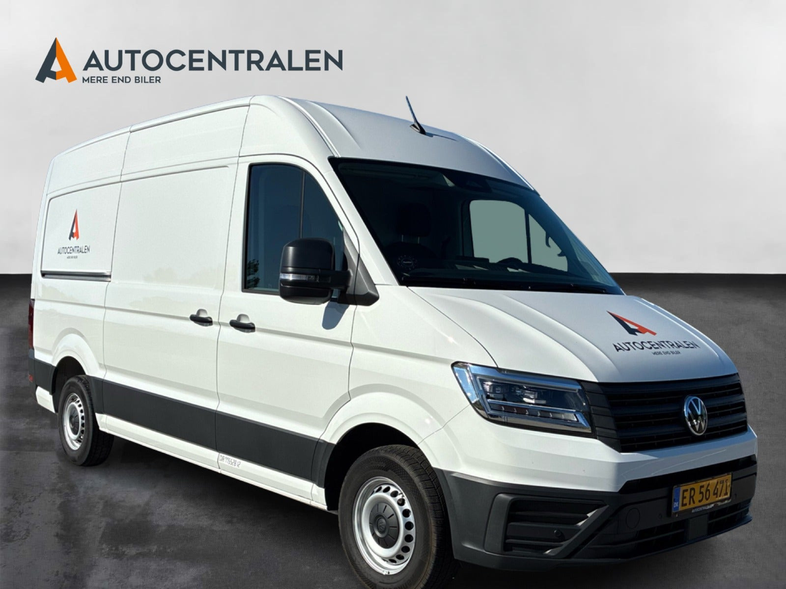 Hvid VW Crafter 35 fra 2026