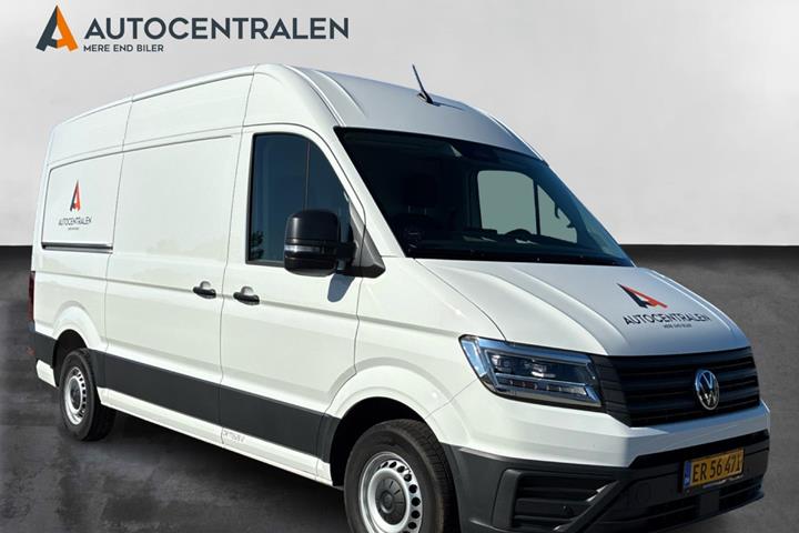 Hvid VW Crafter 35 fra 2026