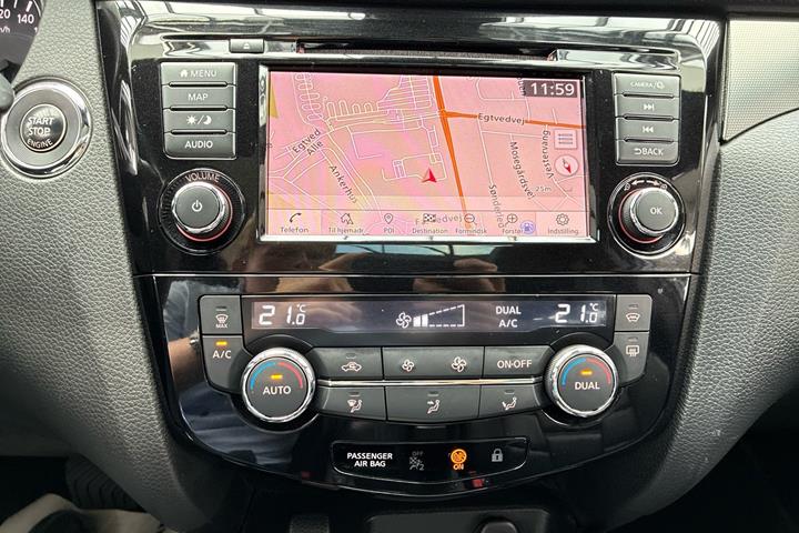 Grå Nissan Qashqai fra 2019