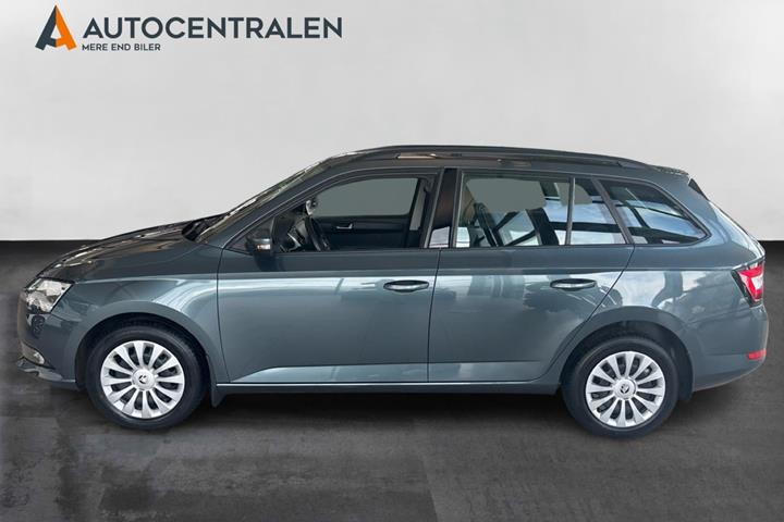 Grå Skoda Fabia fra 2020