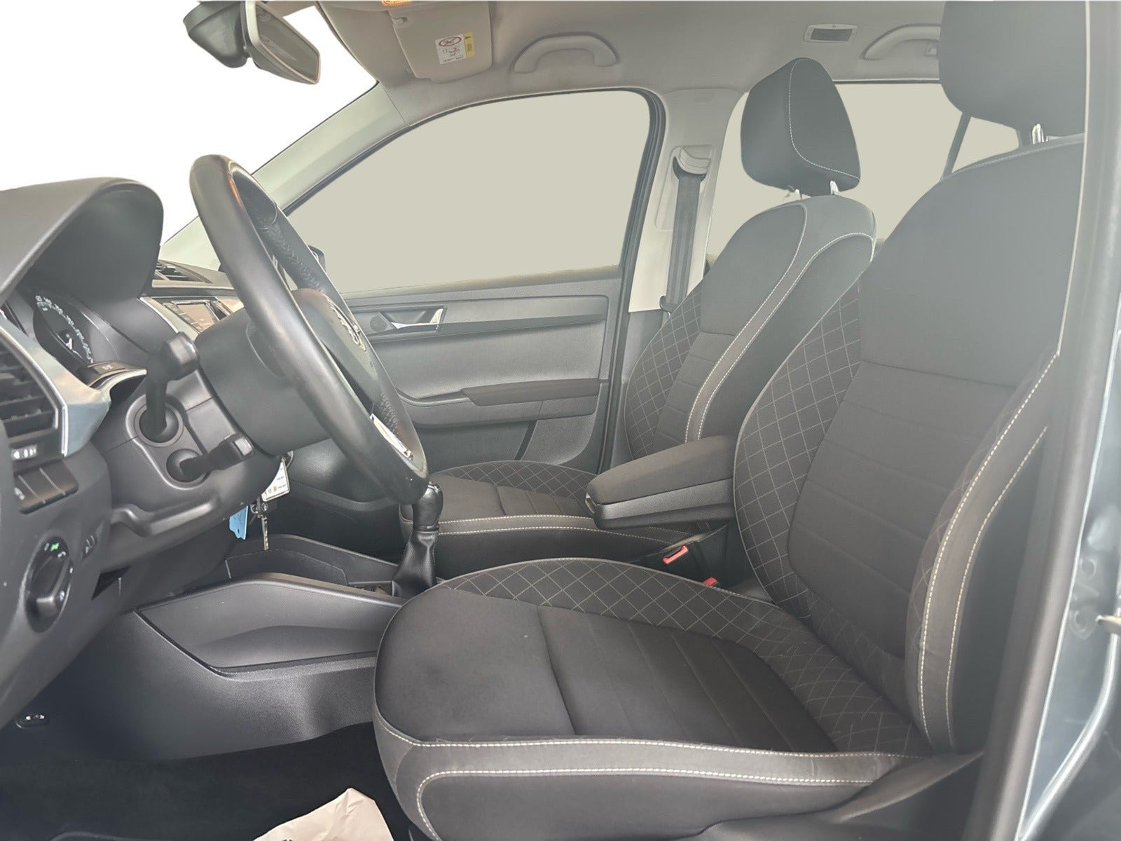 Grå Skoda Fabia fra 2020