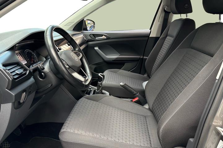 Grå VW T-Cross fra 2021