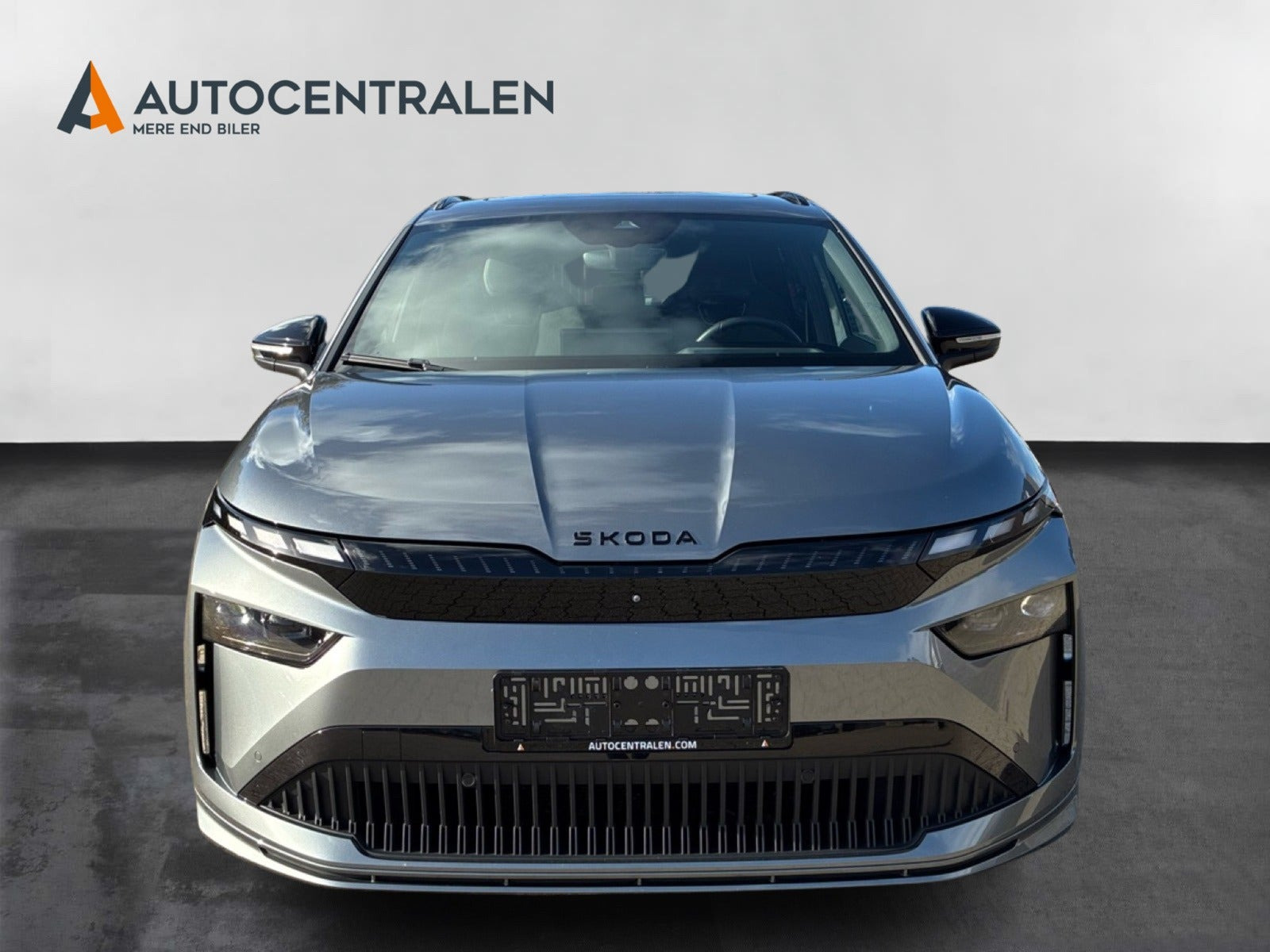 Grå Skoda Enyaq fra 2026