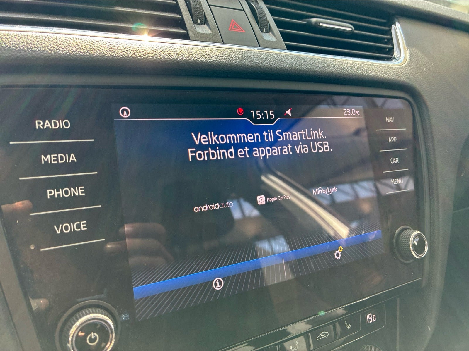 Sølv Skoda Octavia fra 2018