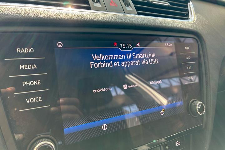 Sølv Skoda Octavia fra 2018