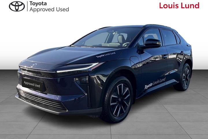 Blå Toyota BZ4X fra 2026