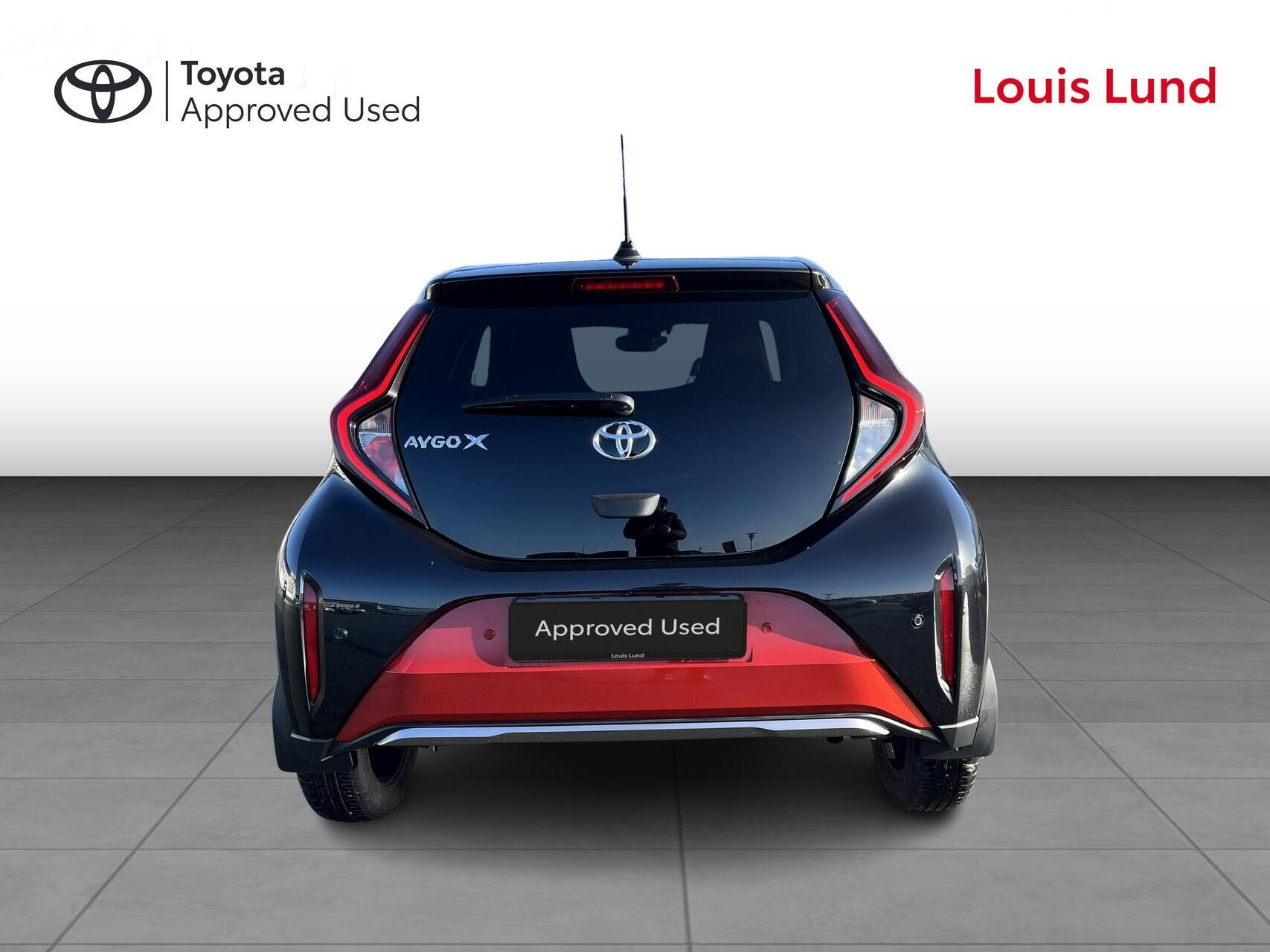 Rød Toyota Aygo X fra 2023