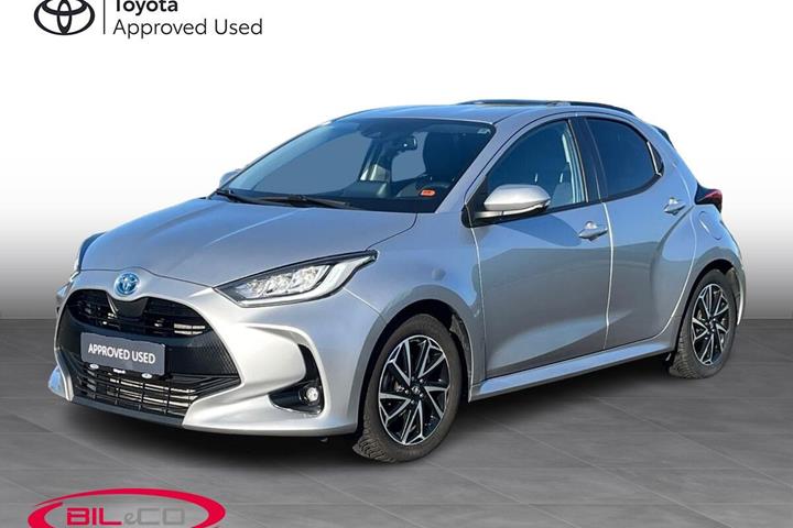 Sølv Toyota Yaris fra 2021
