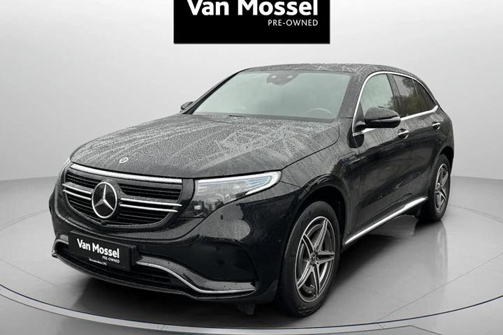 Sort Mercedes EQC400 fra 2023