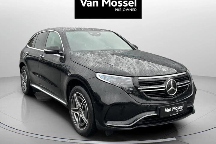 Sort Mercedes EQC400 fra 2023
