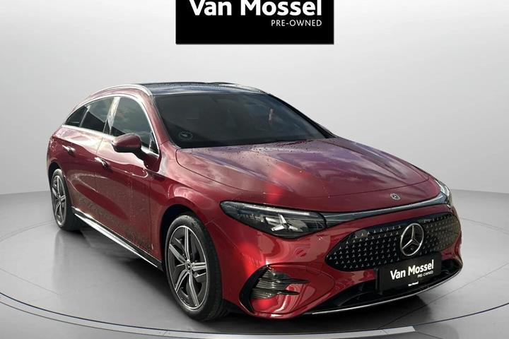 Rød Mercedes CLA250+ fra 2026