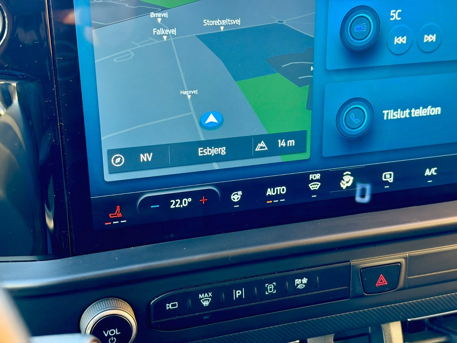 Hvid Ford E-Transit Custom Kombi 320 L1 fra 2025