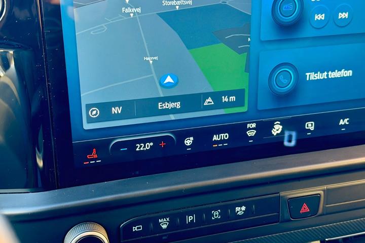 Hvid Ford E-Transit Custom Kombi 320 L1 fra 2025