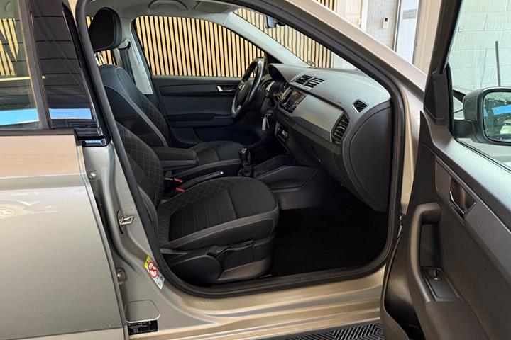 Beige Skoda Fabia fra 2019