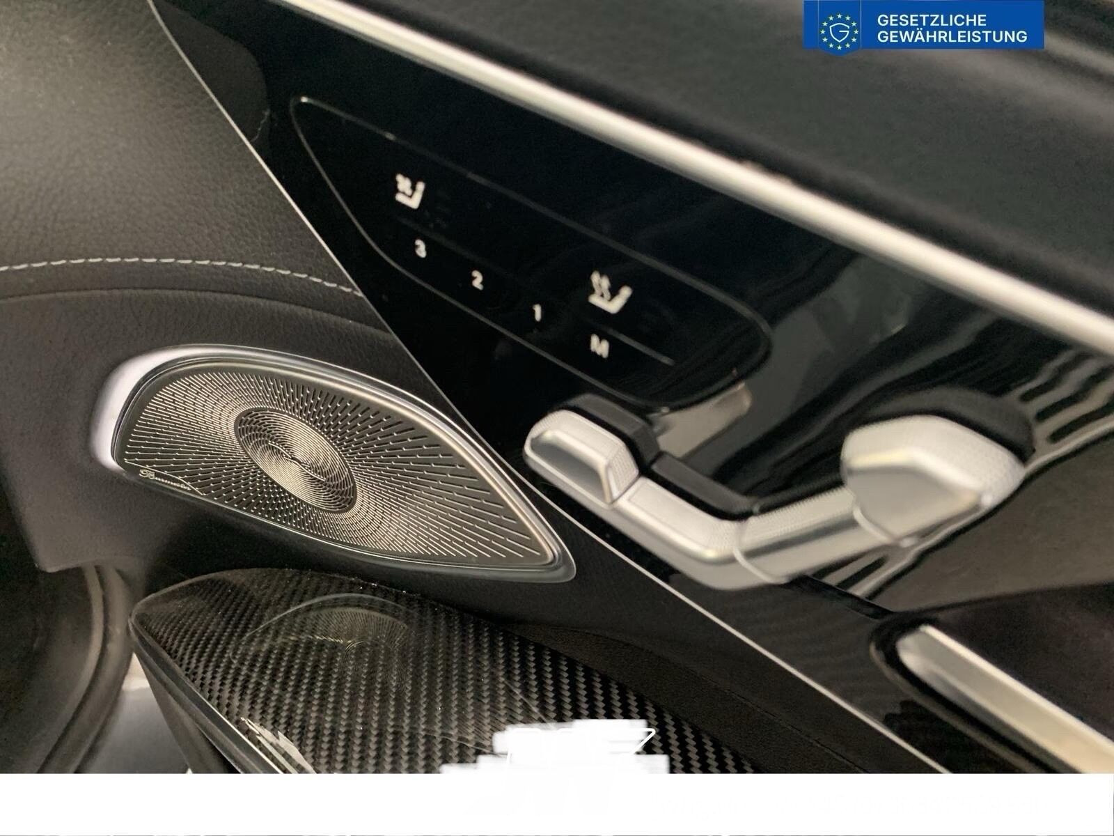 Grå Mercedes EQS580 fra 2024