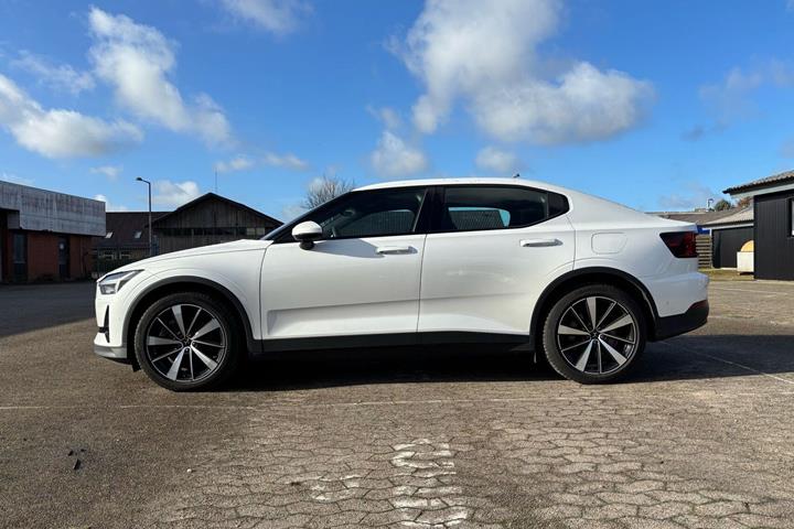 Hvid Polestar 2 fra 2021