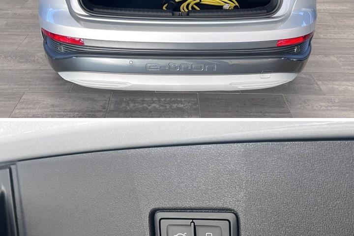 Sølv Audi Q4 e-tron fra 2023