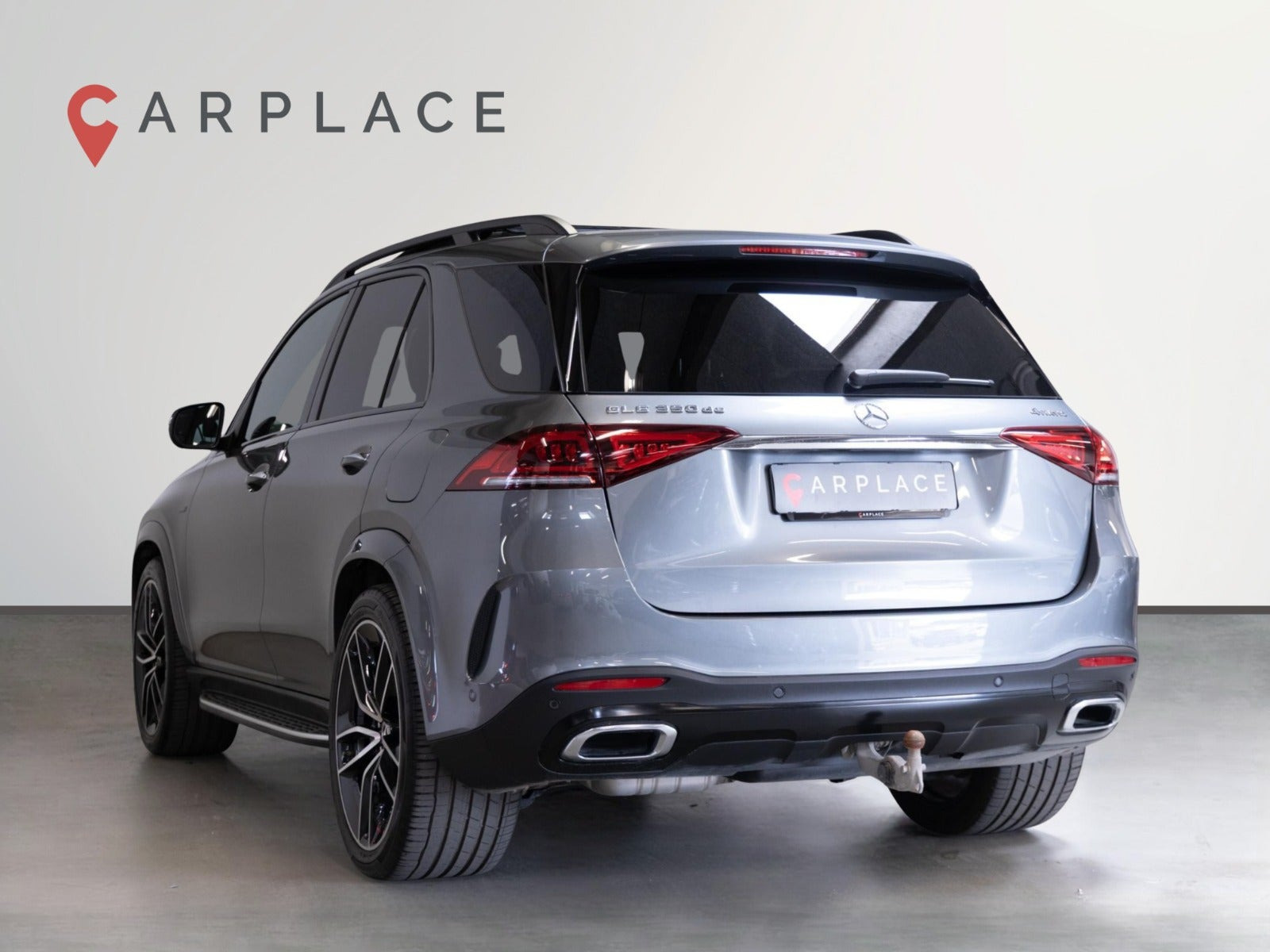 Grå Mercedes GLE350 de fra 2020