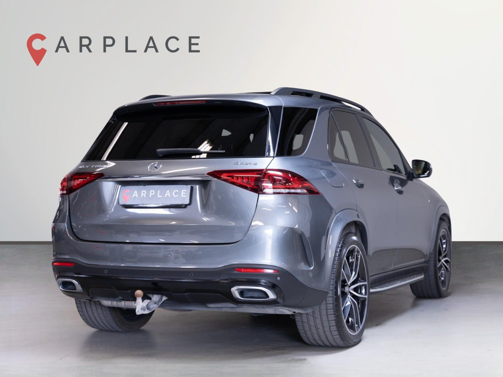 Grå Mercedes GLE350 de fra 2020