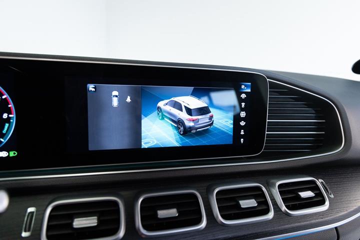 Grå Mercedes GLE350 de fra 2020
