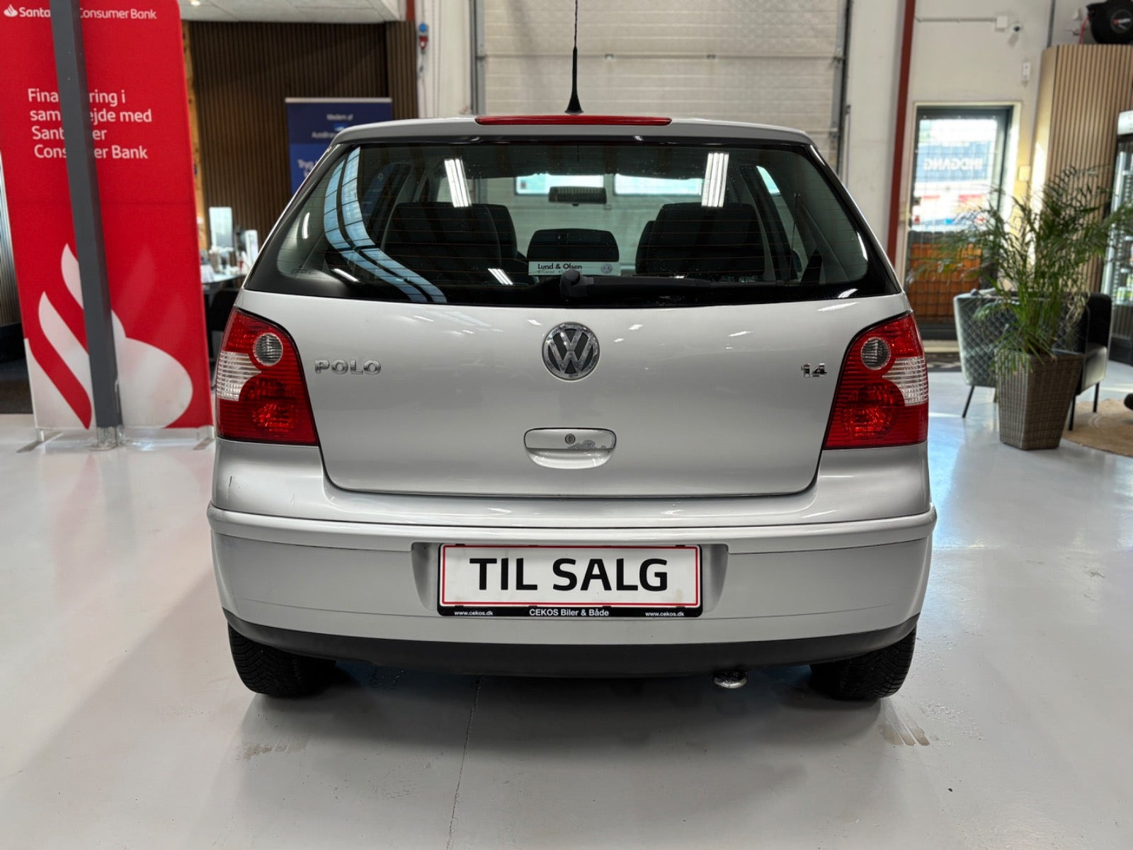 Sølv VW Polo fra 2005