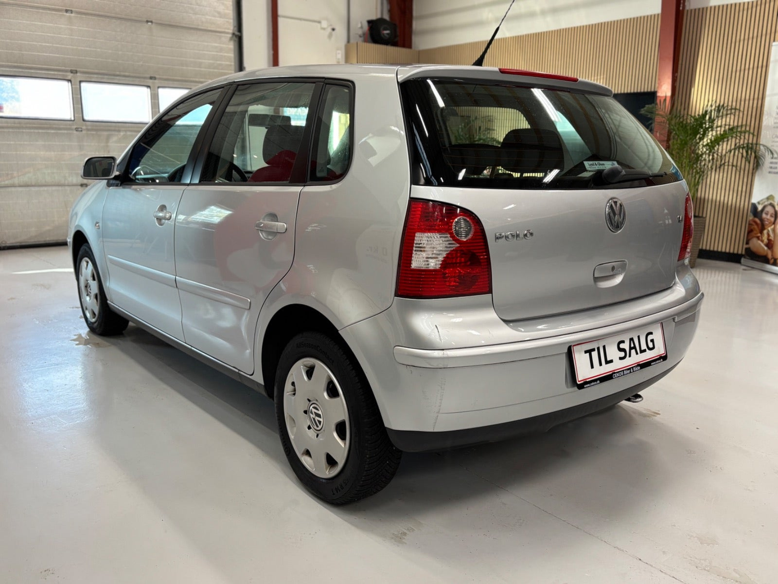 Sølv VW Polo fra 2005