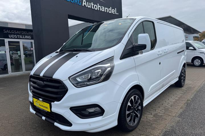 Hvid Ford Transit Custom 320 L2 fra 2020