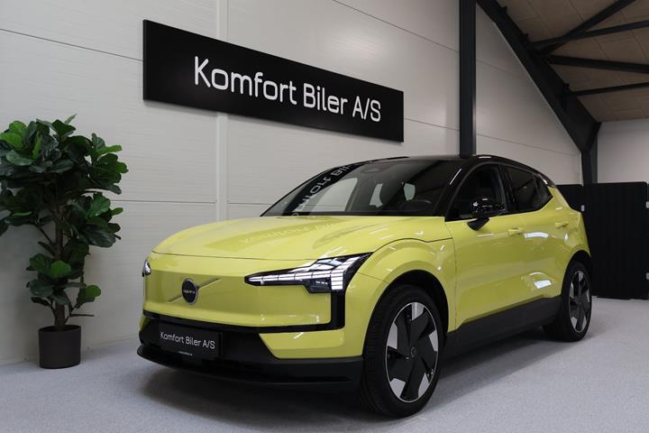Gul Volvo EX30 fra 2024