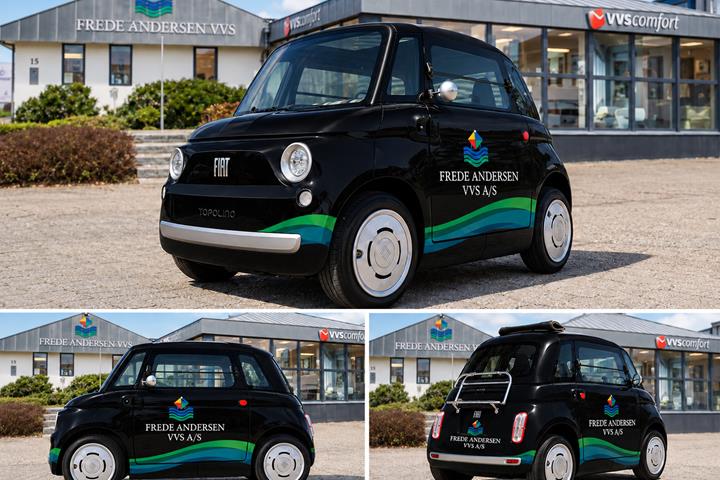 Blå Fiat Topolino fra 2026
