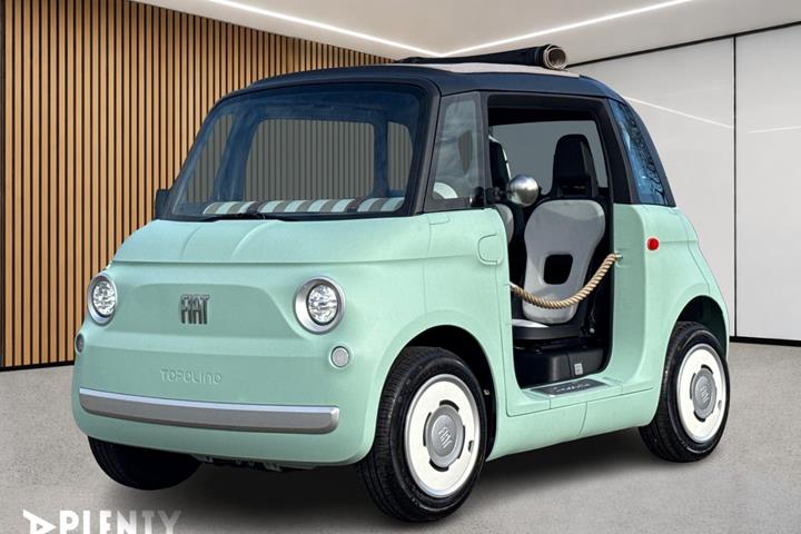 Blå Fiat Topolino fra 2026