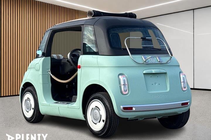 Blå Fiat Topolino fra 2026
