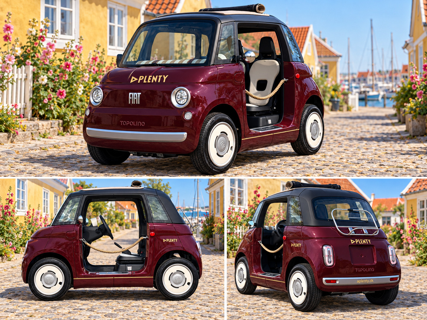 Blå Fiat Topolino fra 2026