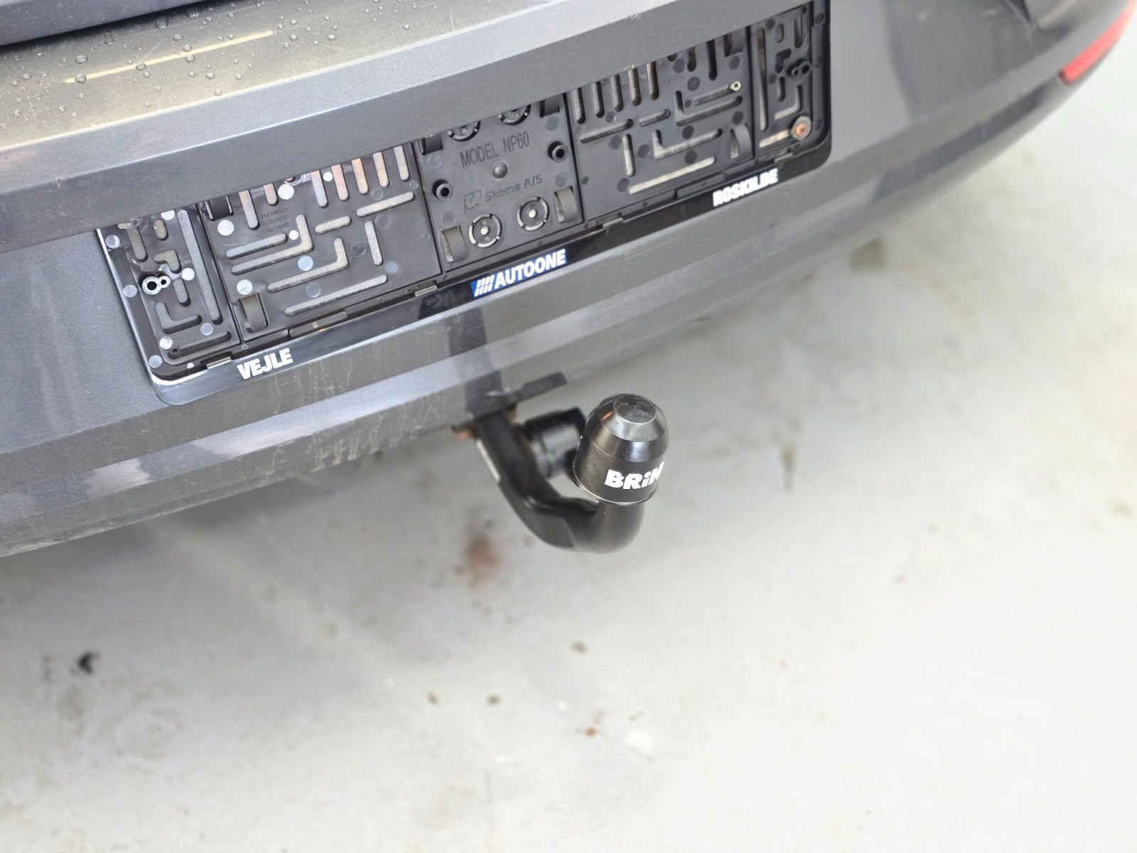 Grå VW Polo fra 2017