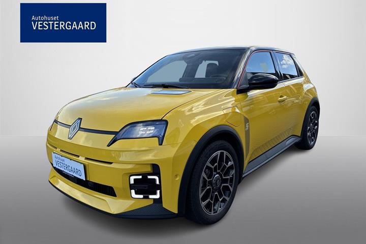 Gul Renault 5 E-Tech fra 2025