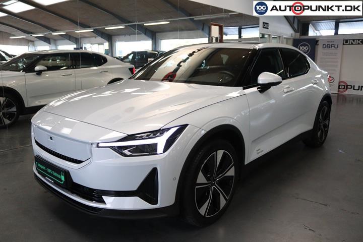 Hvid Polestar 2 fra 2024