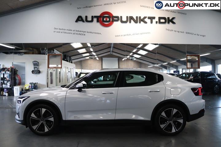 Hvid Polestar 2 fra 2024