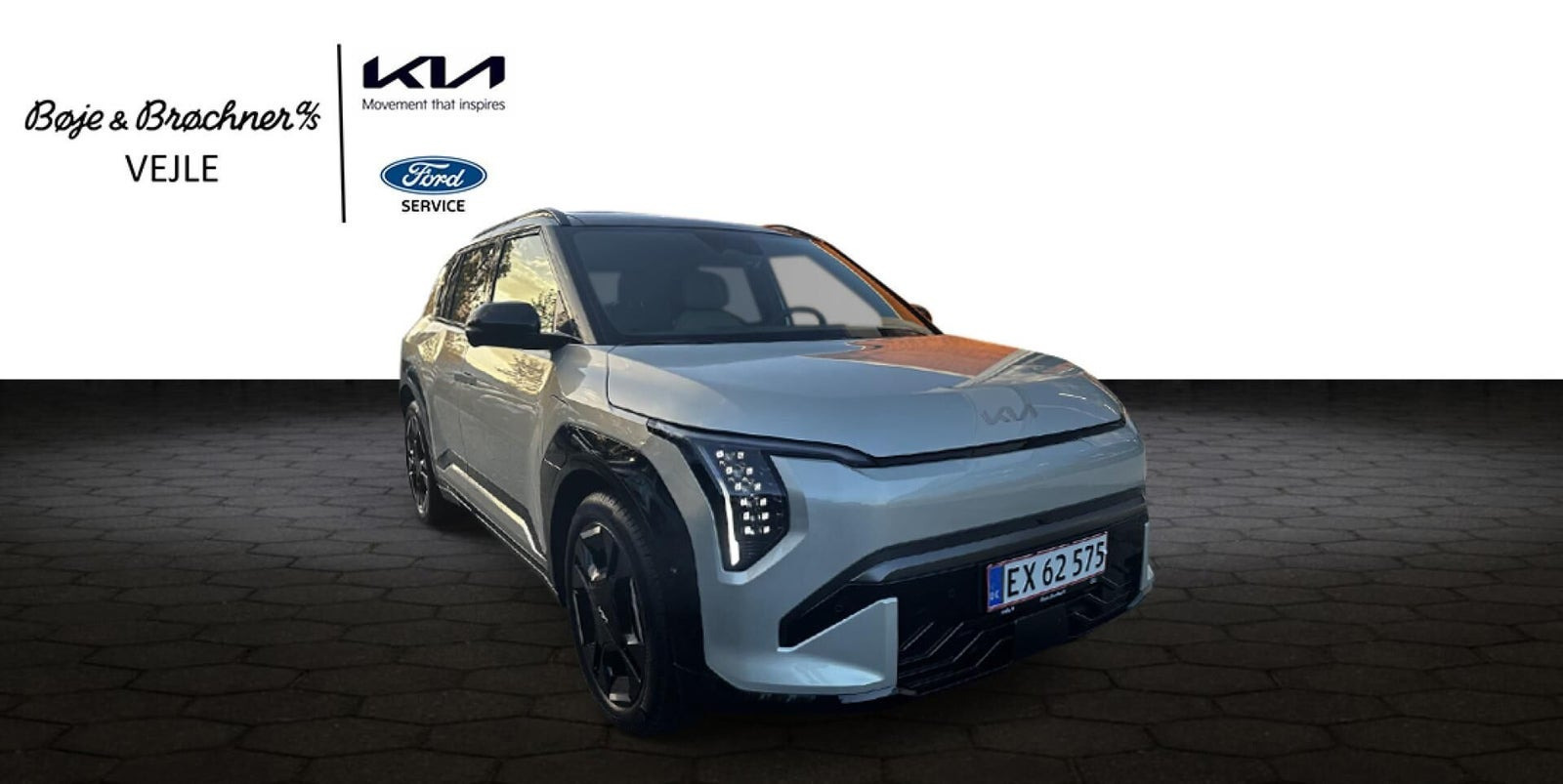 Sølv Kia EV3 fra 2027