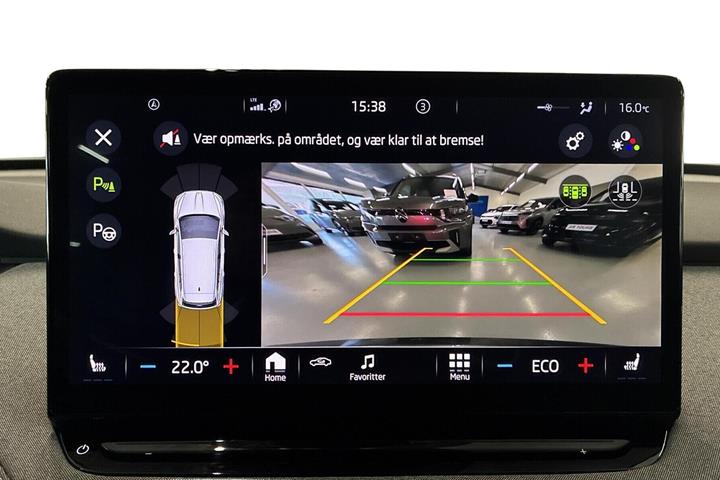 Grå Skoda Enyaq fra 2022