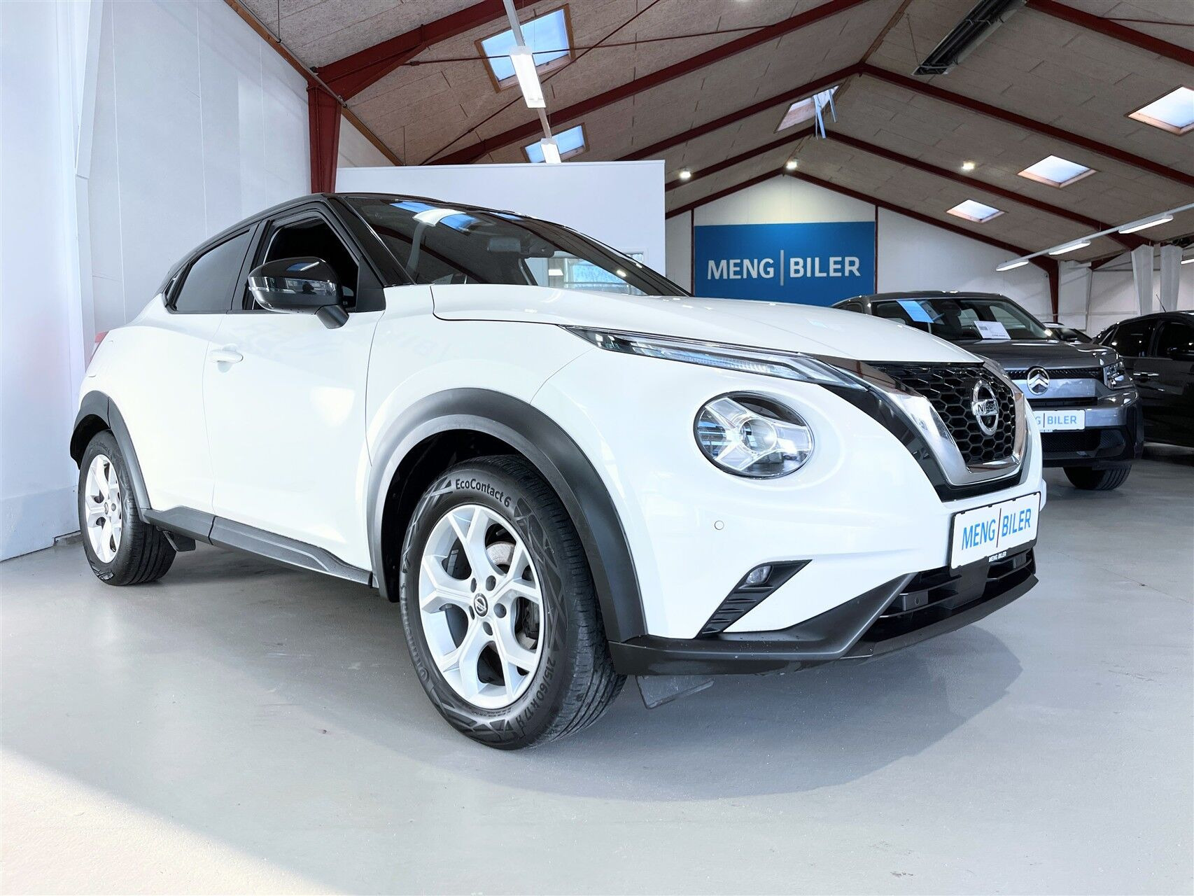 Hvid Nissan Juke fra 2021