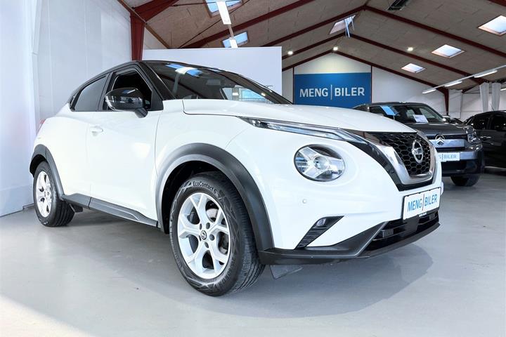 Hvid Nissan Juke fra 2021