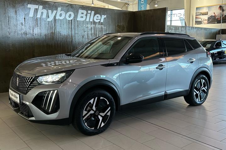 Grå Peugeot e-2008 fra 2025