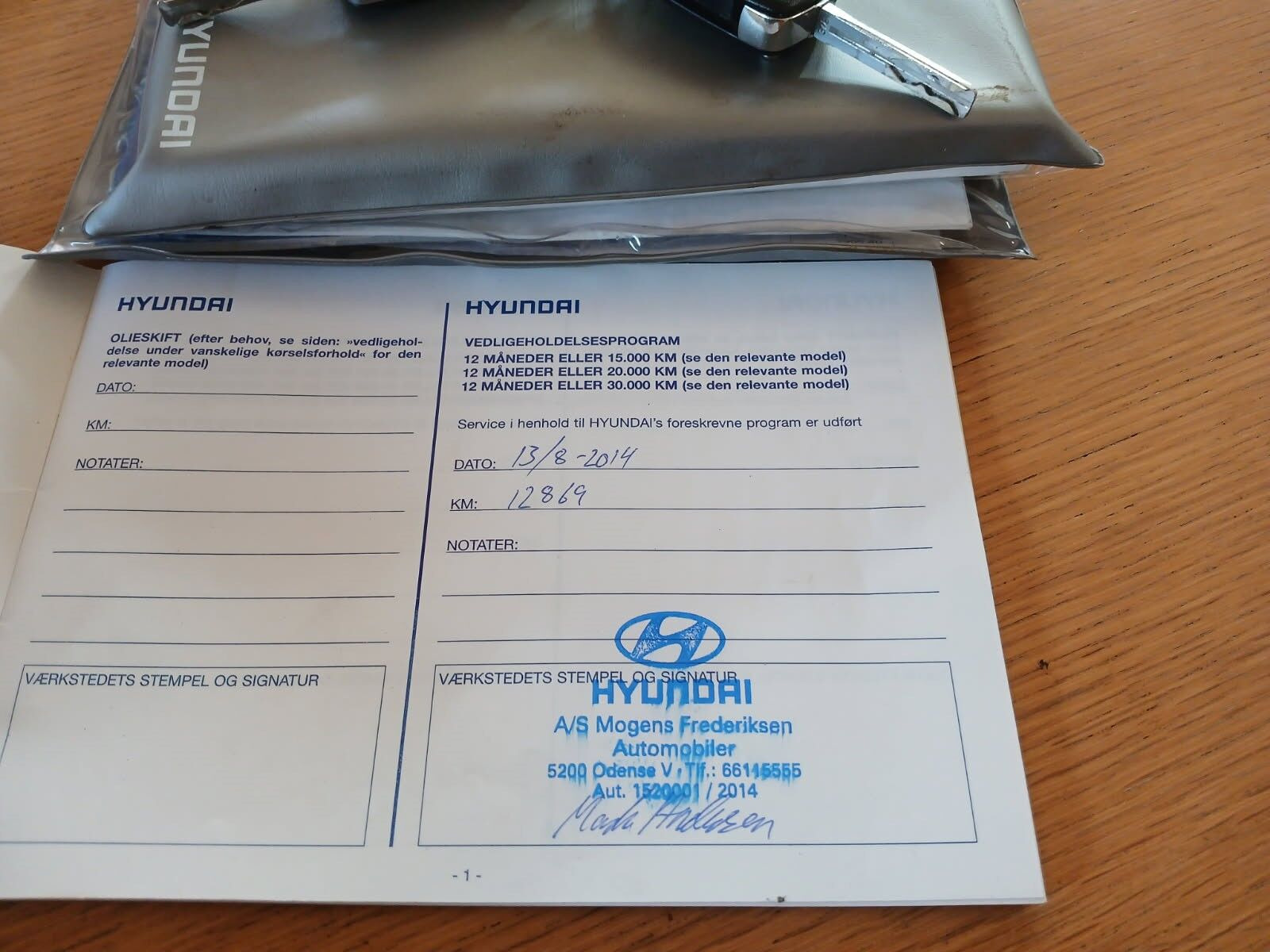Hvid Hyundai i20 fra 2012