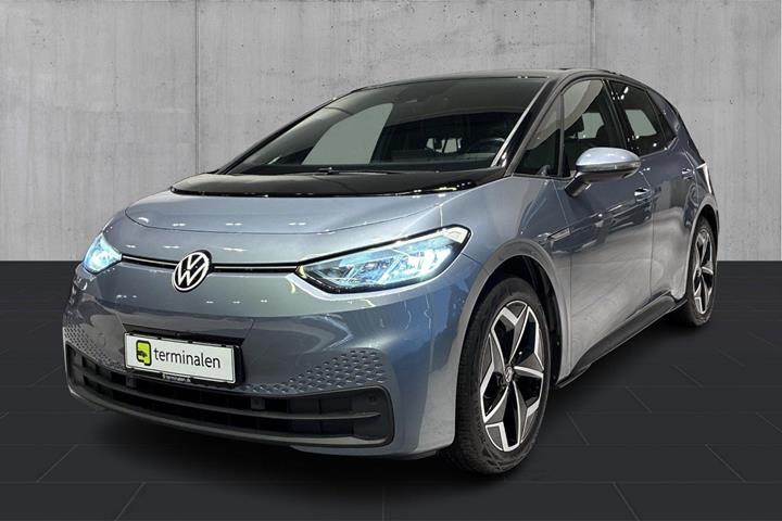 Blå VW ID.3 fra 2022
