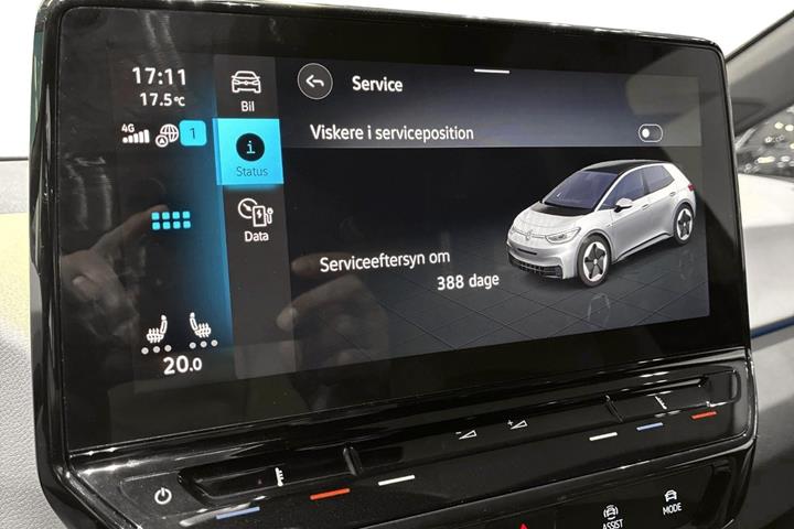 Blå VW ID.3 fra 2022