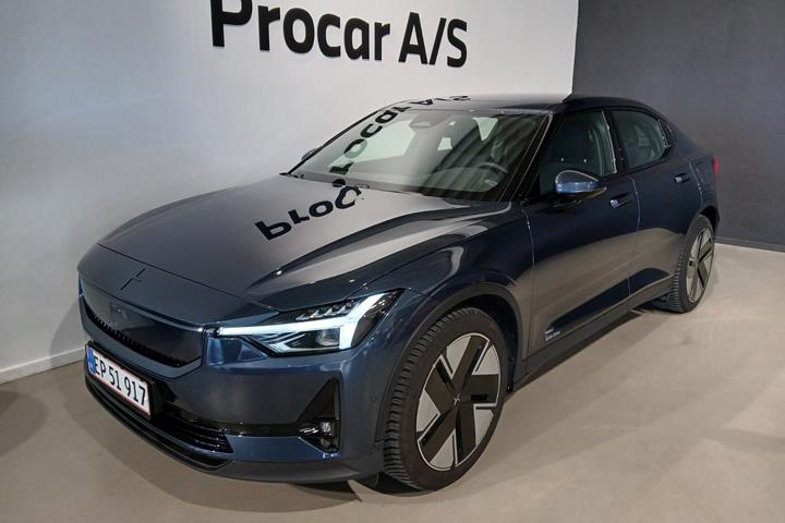 Blå Polestar 2 fra 2025