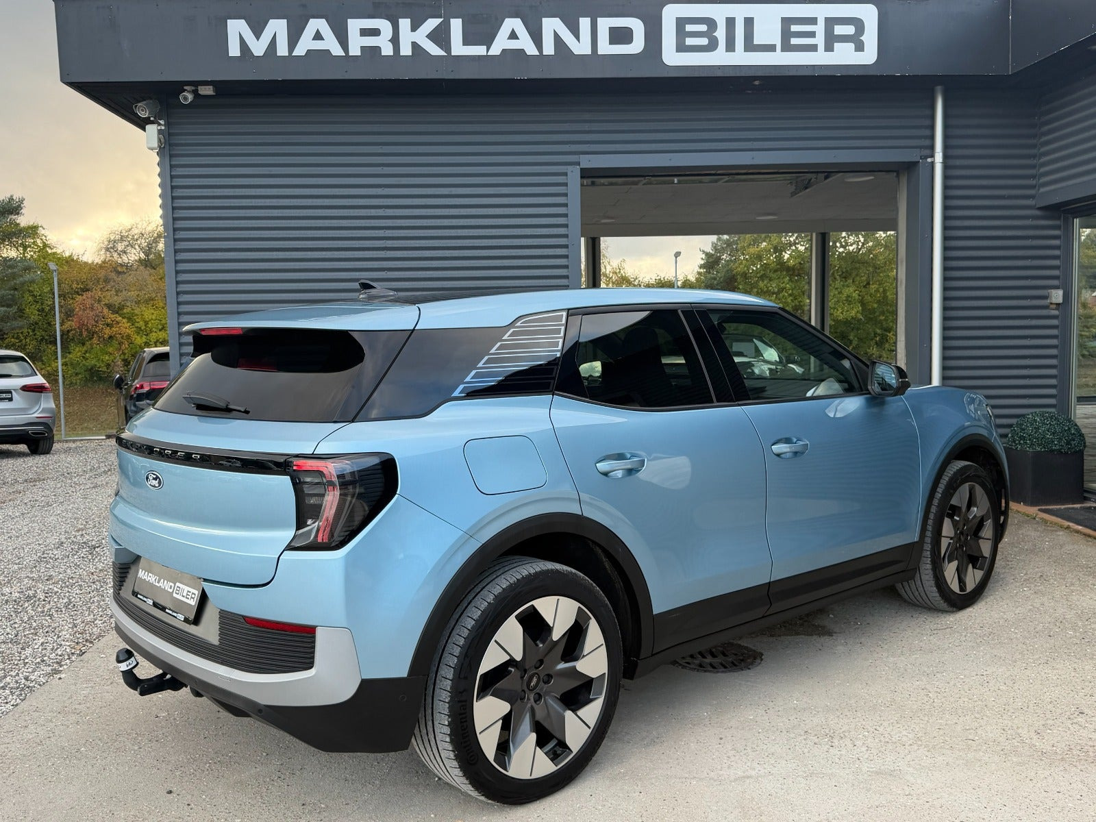 Blå Ford Explorer fra 2024