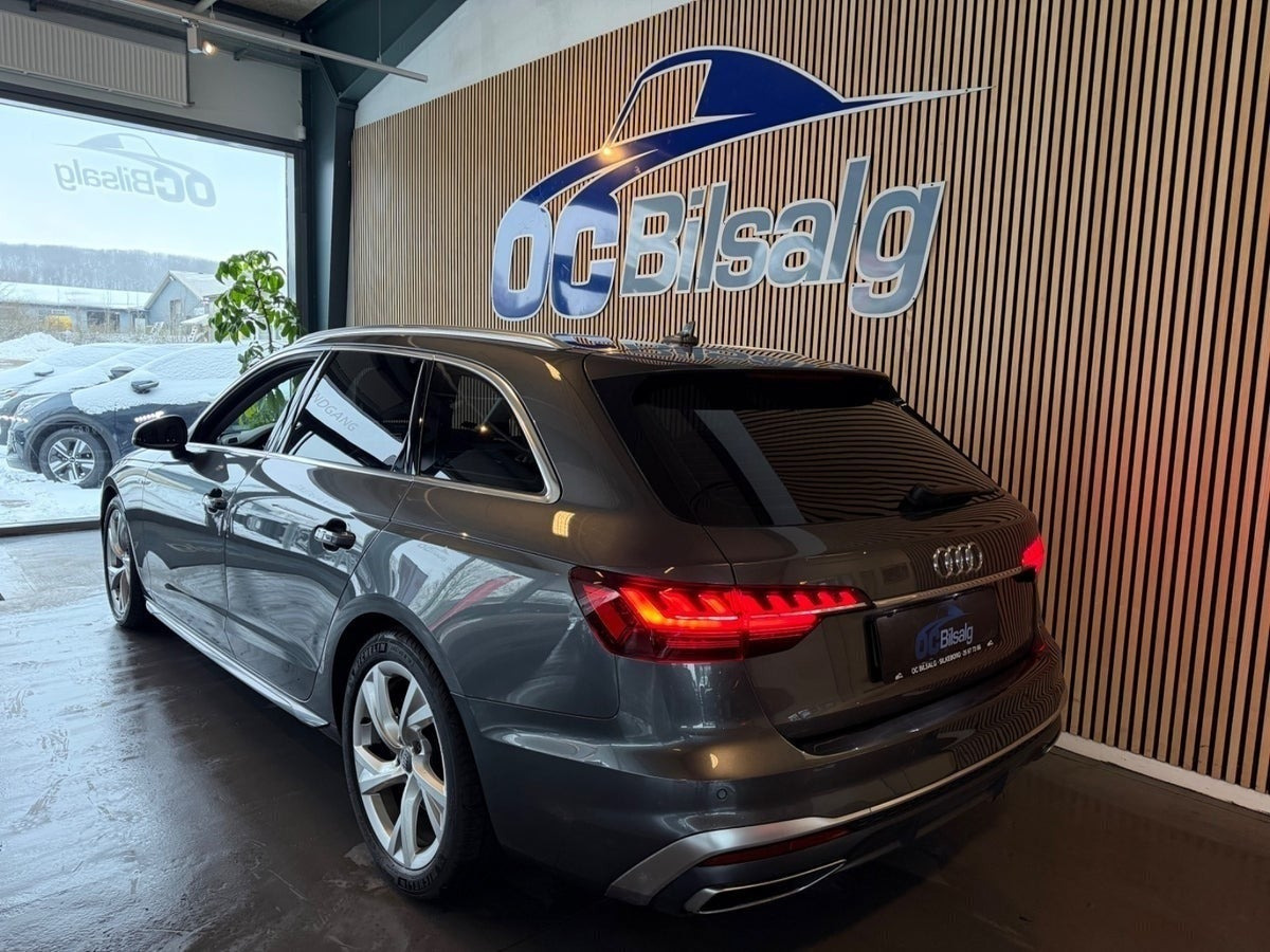 Grå Audi A4 fra 2020